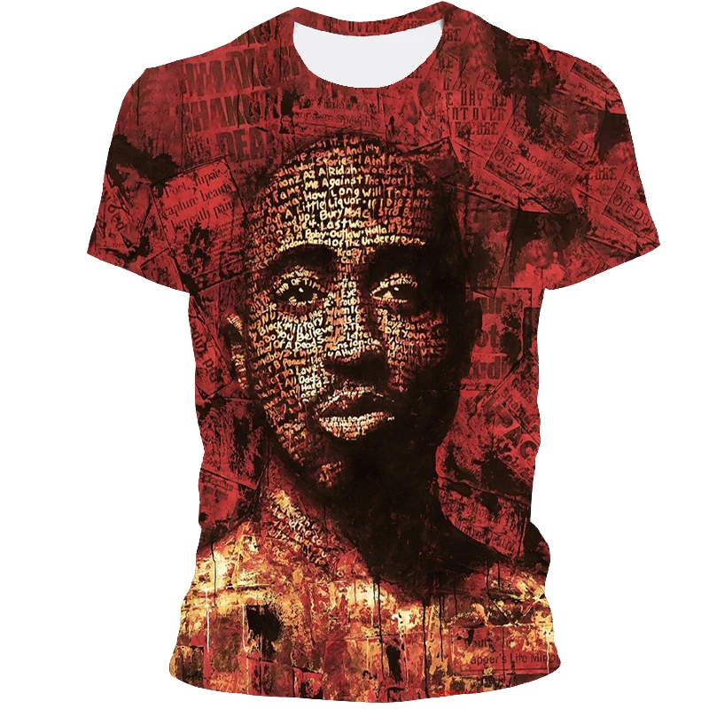 

2021 Ink Style Men's T-shirt 3D Creative Cloud Graphic T-shirt Summer Casual Top Fashion Round Neck Shirt Large Size Streetwear
