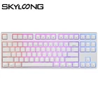 Механическая игровая клавиатура SKYLOONG GK87S, Bluetooth, NKRO, оптическая, с горячей заменой, полупрозрачная, RGB, ABS, беспроводная, Игровая клавиатура для ПК и WIN