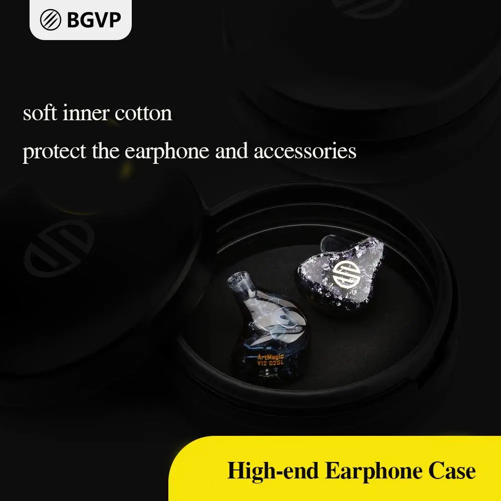 Наушники BGVP DM6 DMS DM7 IEM алюминиевый сплав Hi-Fi чехол для наушников внутренняя