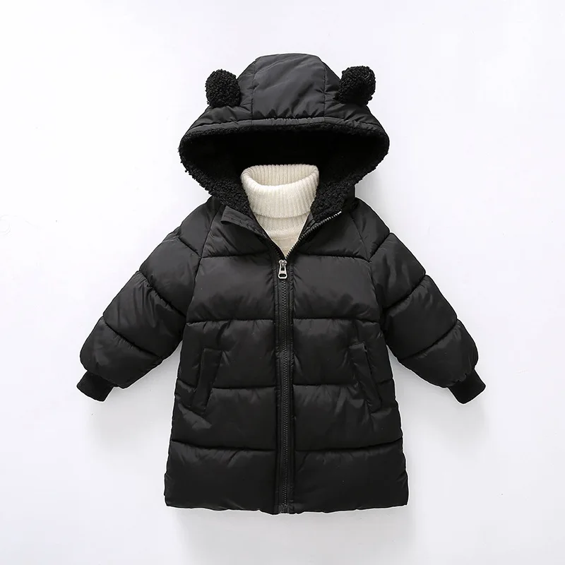 HH зимнее пальто для маленьких девочек пуховые куртки мальчиков детская одежда