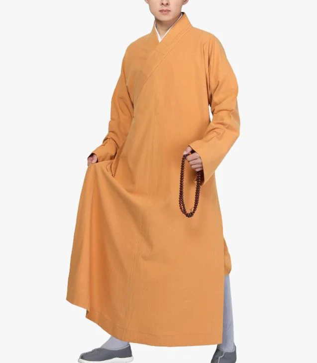 Халат для медитации настоятель буддийского собора мужской халат из хлопка zen lay