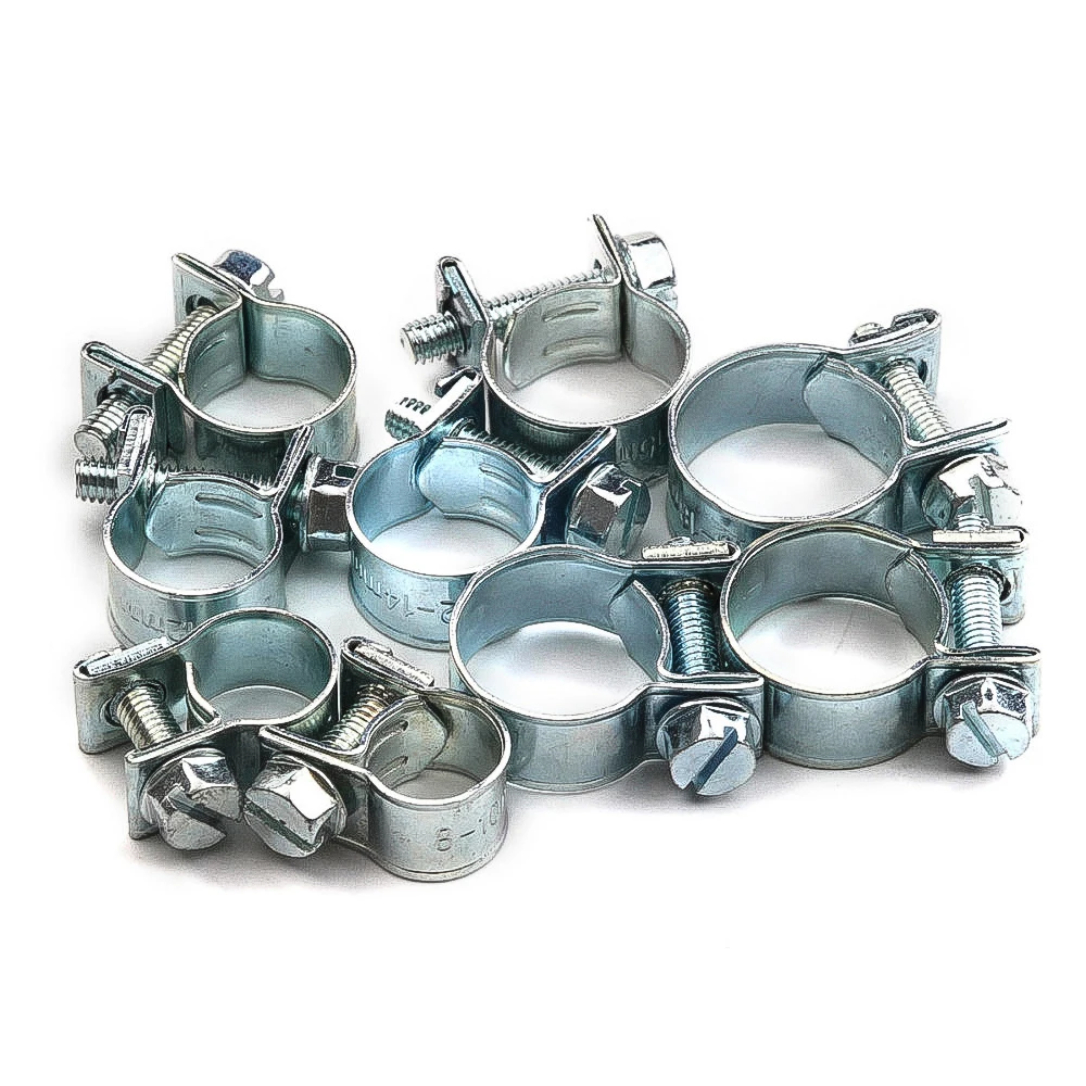 

135PCS Hose Clamps Double Ears Clamp 8-18mm Worm Drive Fuel Water Hose Pipe Clamp Clips Assortment Kit For Woodworking