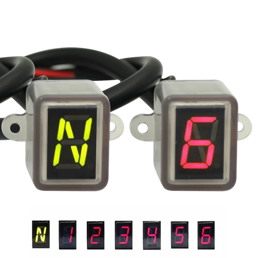 Мотоциклетный супер 6-Скоростной дисплей цифровой универсальный светильник