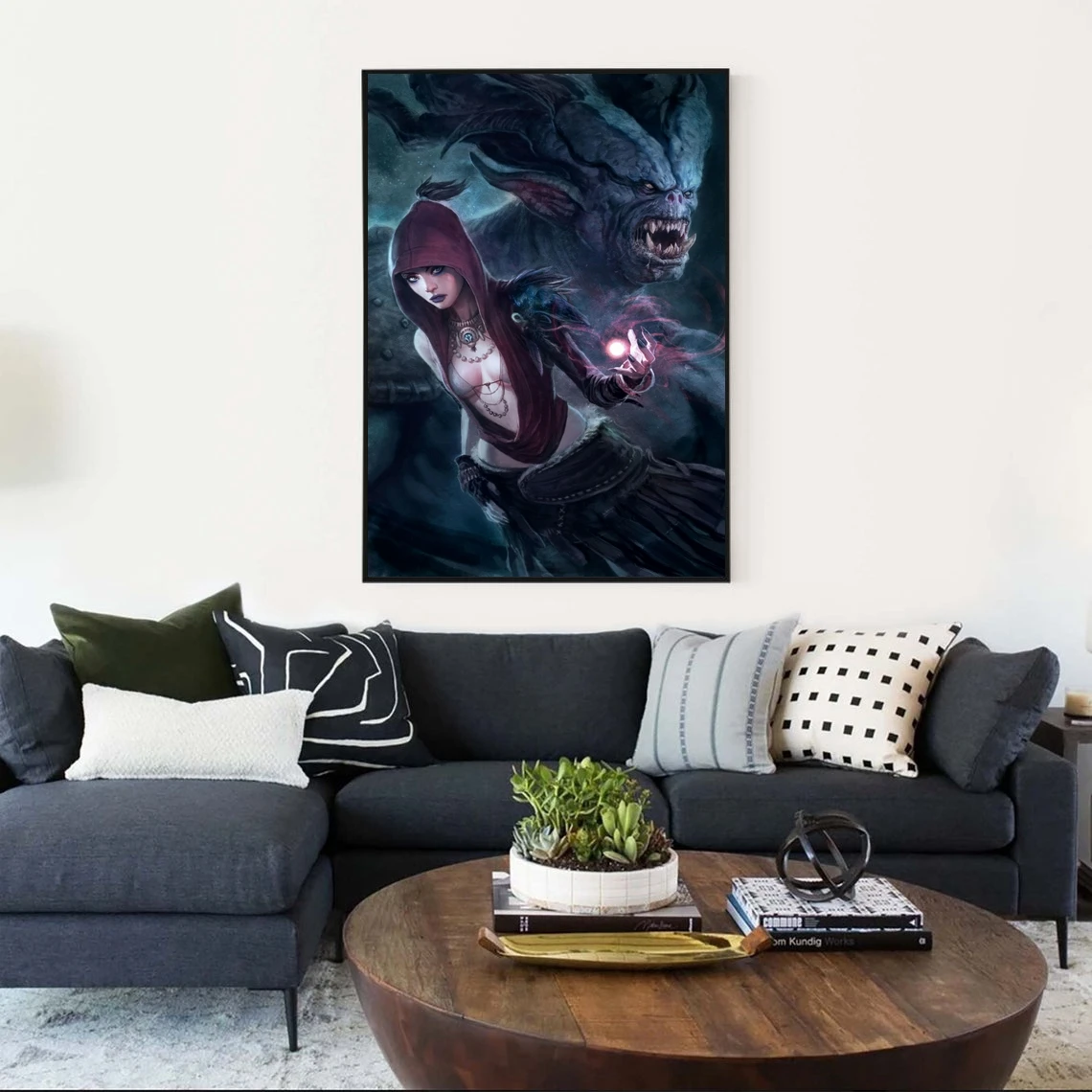 Dragon Age Origins Game Poster Art Canvas Prints Home Decoration Wall Painting (No Frame) | &amp Calligraphy