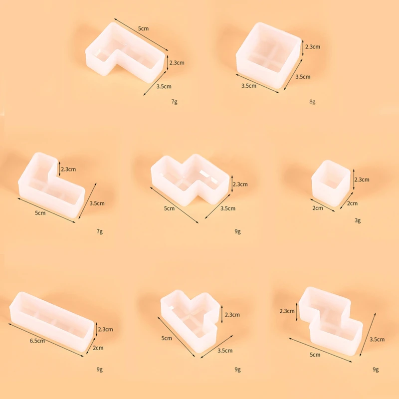 Качественные силиконовые формы поднос для Тетрис сделай сам инструменты