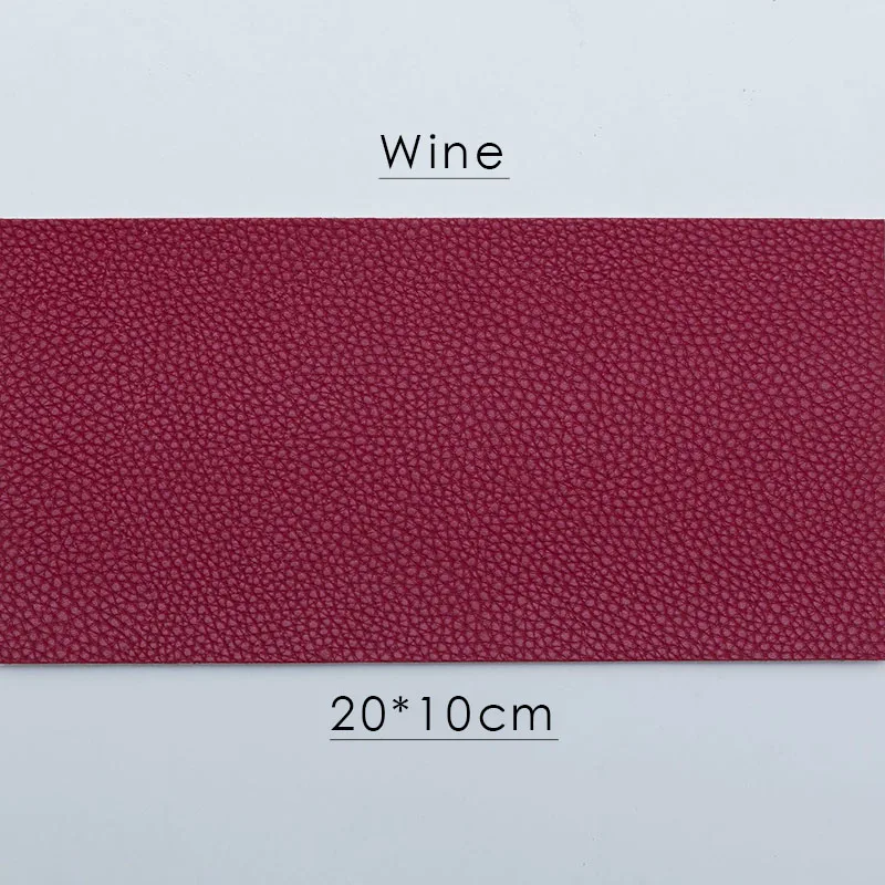 wine red 15 цветов самоклеющиеся нашивки из искусственной кожи свободный крой DIY стикер для одежды ремонт кожаный диван-кровать в машине кожаная сумка Украшение кровати - Цвет: wine red