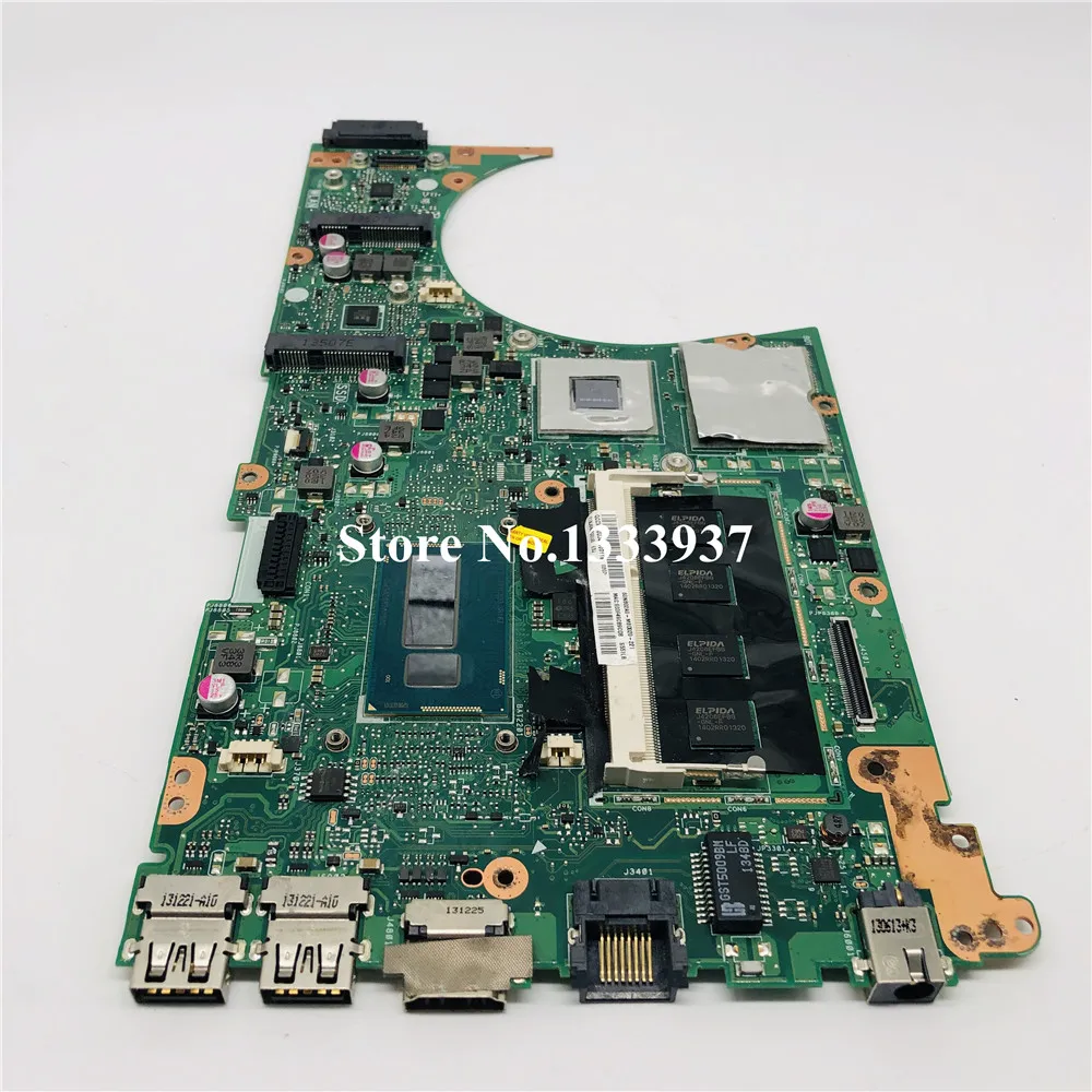 Для ASUS K551L K551LB K551LN S551L S551LB R553L S551LN Материнская плата ноутбука материнская REV 2 I5 4200U