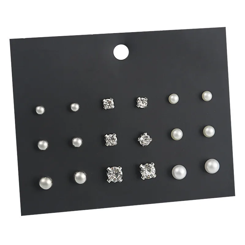 Взрывные модели Джокер набор сережек комбинация листьев циркон серьги ювелирные