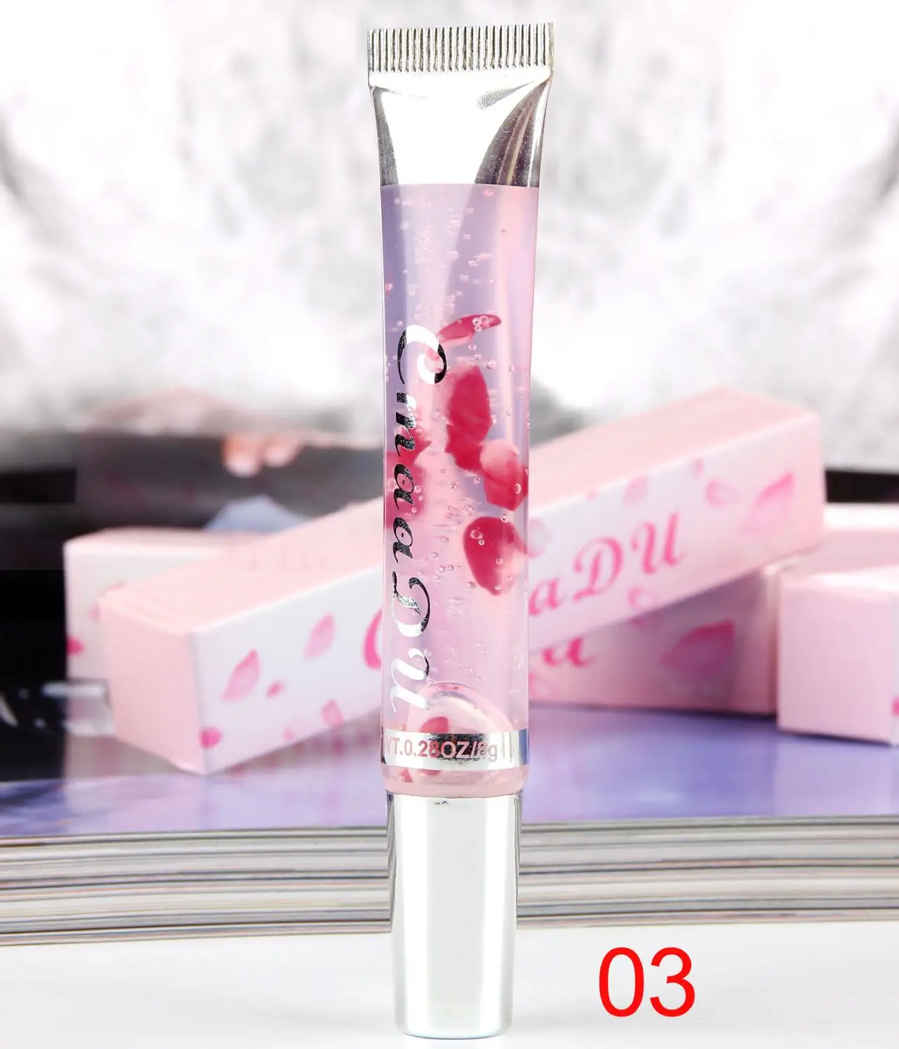 CmaaDu Natural Flower Makeup Primer Transparent Cream Shrink Pore Perfect Primer Oil Control Brighten Skin Makeup Base
