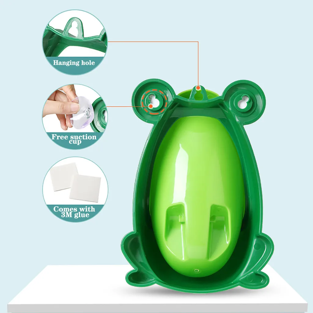 New Arrival Baby Boy Potty Toilet Training Frog Children Stand Vertical Urinal Boys Penico Pee Infant Toddler Wall-Mounted | Обустройство