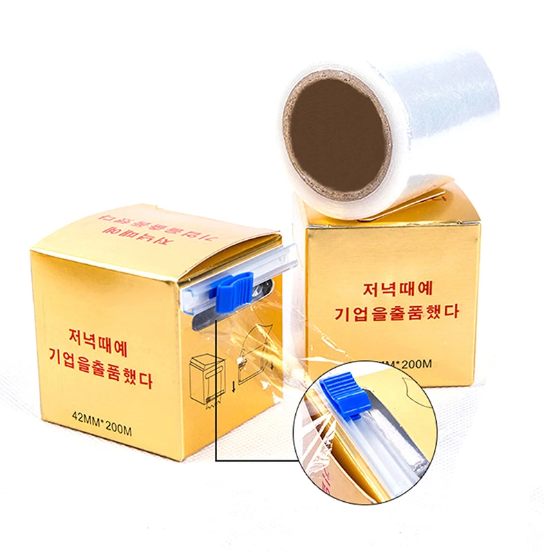 

1Box 38MM*400M Film Microblading Tattoo Film For Permanent Makeup Tattoo Eyebrow Supplies Tattoo Clear Wrap Cover Preservative