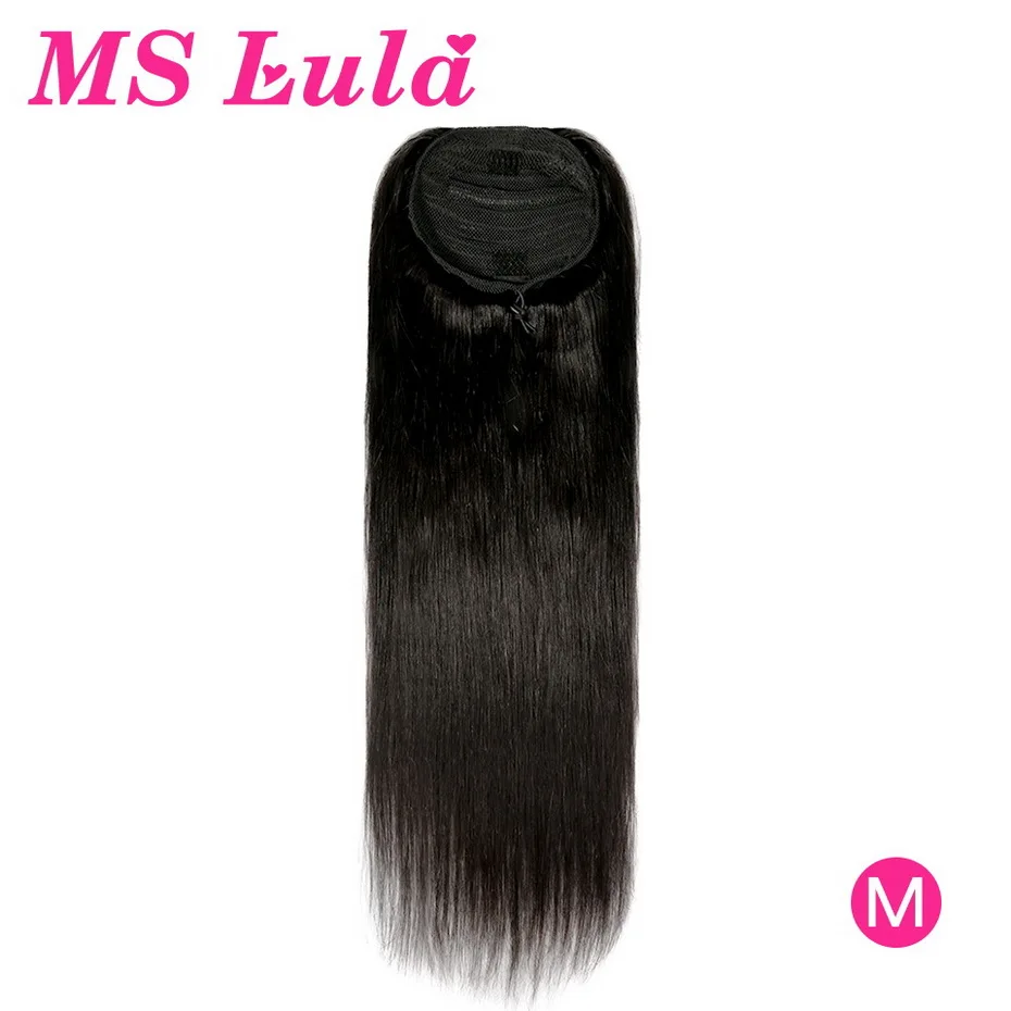 Бразильские Прямые удлинители с зажимом для конского хвоста 10 30 дюймов