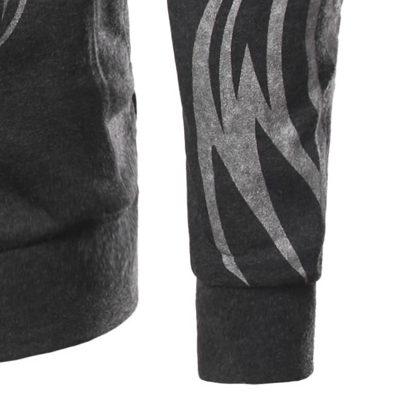 

New Men's Hooded with Scarf Long Sleeve Tights Fitness Cycling Fashion Sportswear Jogging Compression T-shirt Hoodies Tops