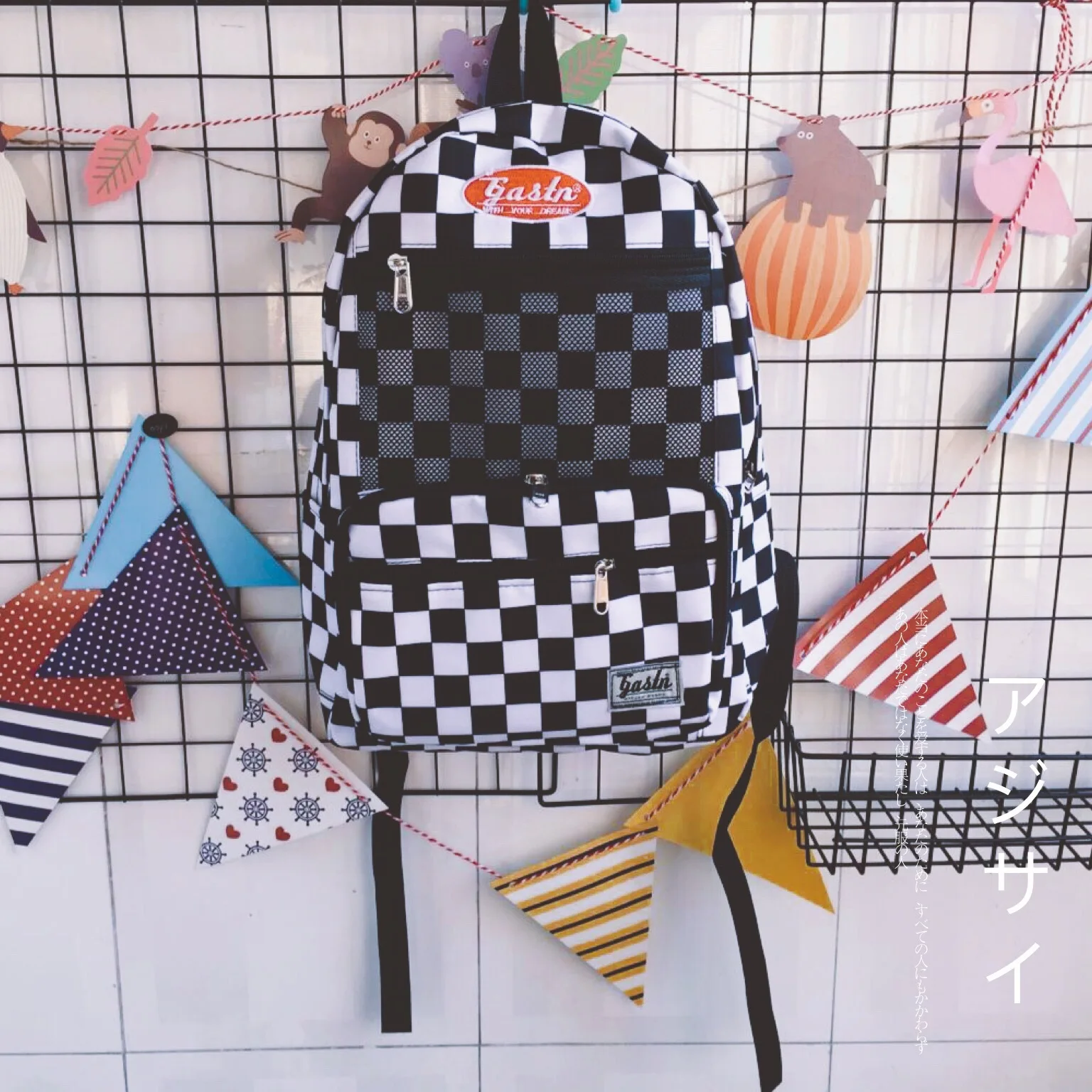 backpack 3 Винтажный уличный Японский Корейский Холщовый клетчатый рюкзак для студентов, школьников, мужчин и женщин, Сумка с пряжкой на молнии, Студенческая дорожная сумка для книг - Цвет: backpack 3