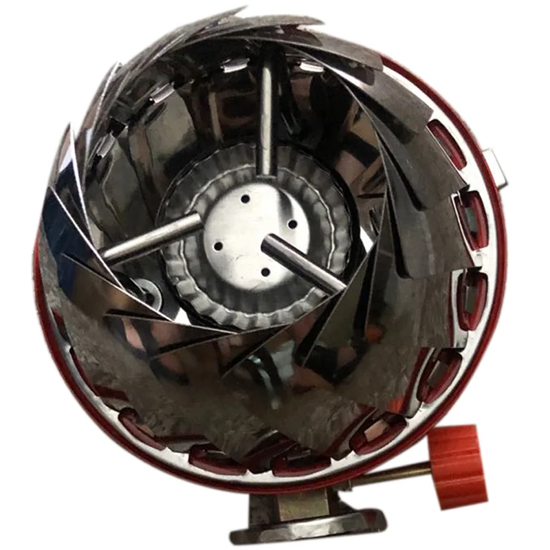 Напольная портативная ветрозащитная печь горелка Лотос газовая кемпинговая