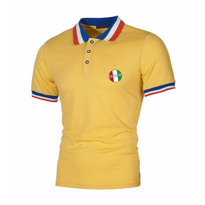 

2021DAF Summer New Style DAF Fashion High-Quality Letter Printing Men's Polo Shirt Lapel Street Casual Men's T-Shirt