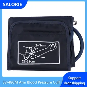 Манжета на руку для электронного прибора для измерения артериального давления, портативный сфигмоманометр, одиночная трубка, манжета для взрослых 22-32 см, манжеты для людей с толстым весом, длина 22-48 см
