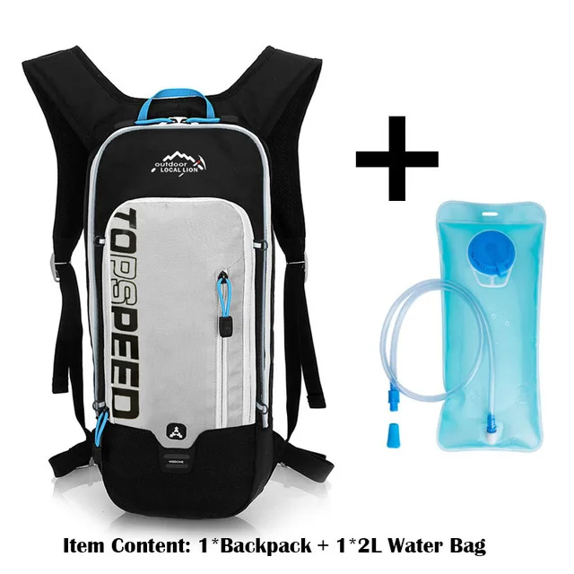 6L велосипед d-водный рюкзак, Мужская MTB велосипедная канистра для воды, непромокаемый нейлоновый цикл прогулки Кемпинг гидро рюкзак для велосипеда - Цвет: Фиолетовый