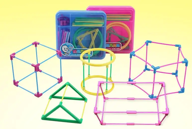 Кубик начальной школы квадрат сплайсинговая рамка трехмерная Геометрическая