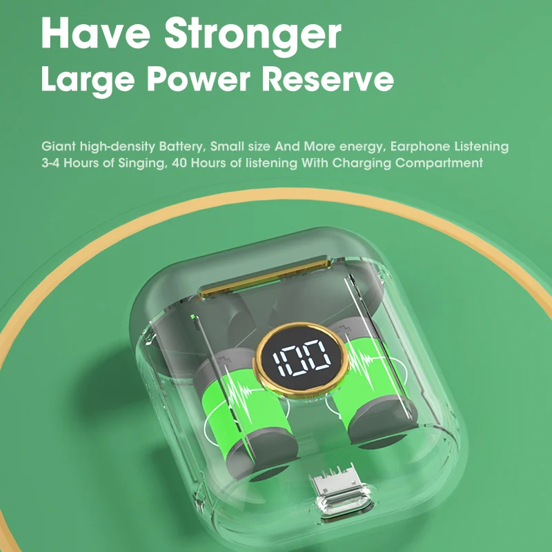 TWS наушники J18 с поддержкой Bluetooth и защитой класса IPX5|Наушники гарнитуры| |