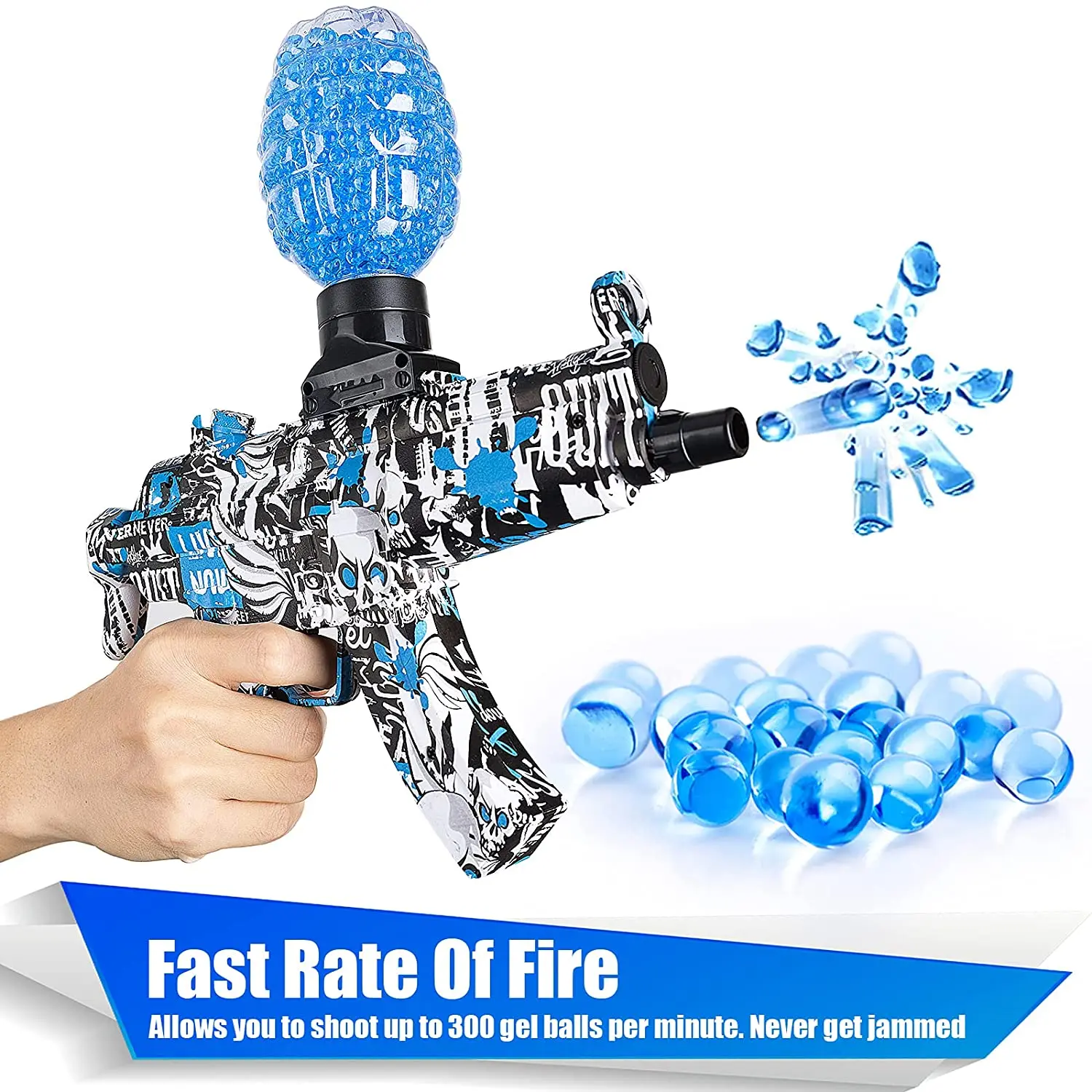 AKM-47 Electric Gel Water Ball Toy Gun Blaster Pistol Weapon CS Fighting Outdoor Game for Children Adult | Игрушки и хобби