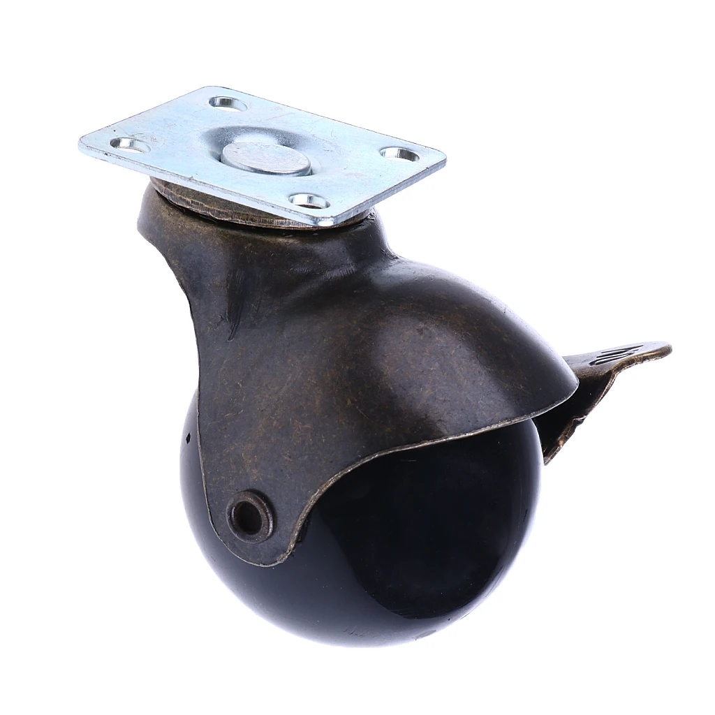 Поворотная пластина PP шаровые колесики для тяжелых 1 5 дюйма с замком| |