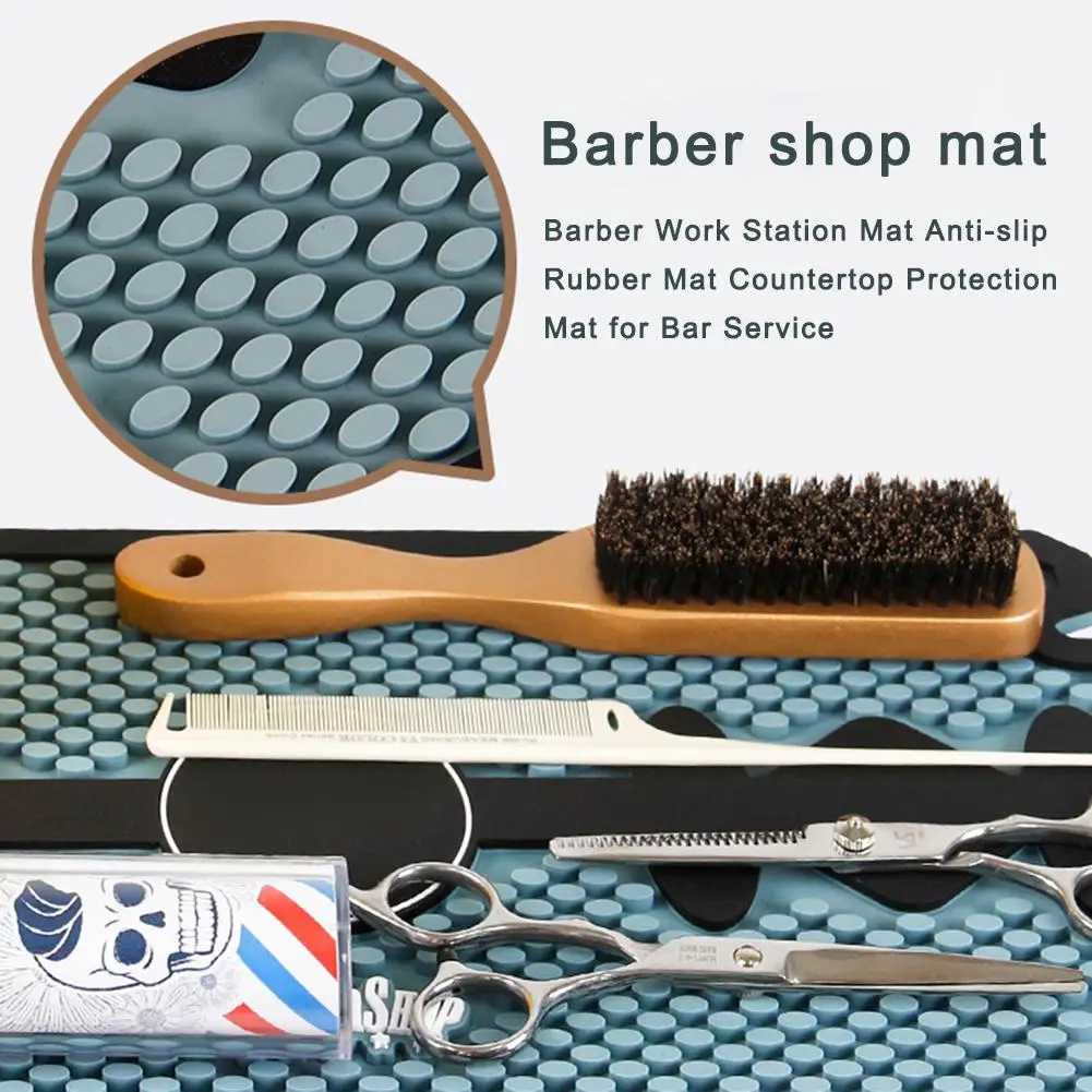 Парикмахерский магазин коврик для рабочего места Противоскользящий