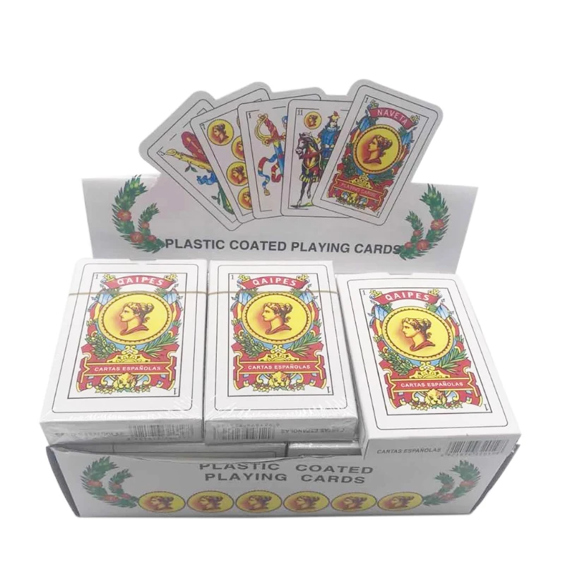 

50 Cards Deck Spanish Playing Cards Magic Props Family Party Board Game Poker Cards Dropshipping