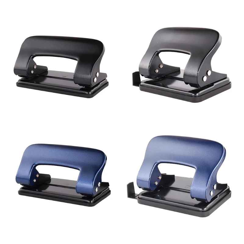 

2 Hole Puncher Multifunctional Hole Puncher 20 Sheets Capacity Skid-Resistant Base Manual Punching for Home School