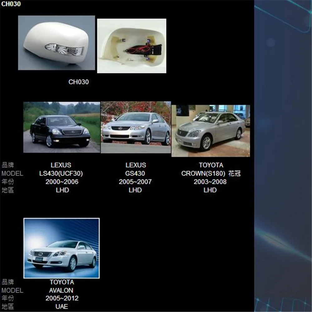 Светодиодный зеркальный фонарь заднего вида с крышкой Желтые Сигналы поворота +