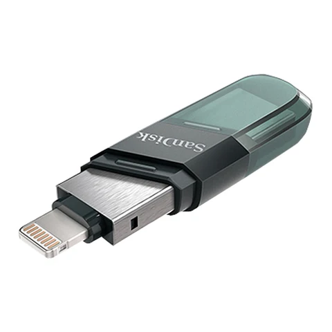 Флэш-накопитель USB SanDisk iXpand Flip OTG, флешка USB 3,1, 256 ГБ, 128 ГБ, 64 ГБ, MFi для iPhone, iPad и USB Type-A