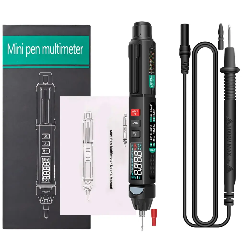 

Мультиметр, Универсальный высокоточный измеритель сопротивления и напряжения, с защитой от горения