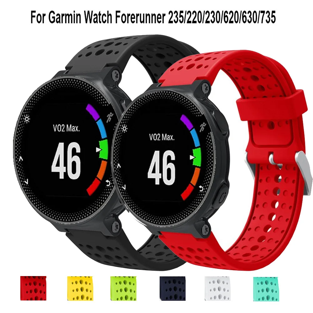 Наружный браслет для Garmin Forerunner 735XT 735/220/230/235/620/630 умные часы мягкий ремешок