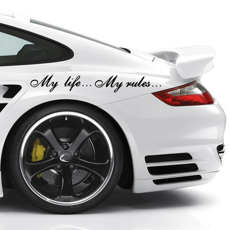 Прямая доставка свою жизнь мои правила Авто Стикеры забавные окна виниловые