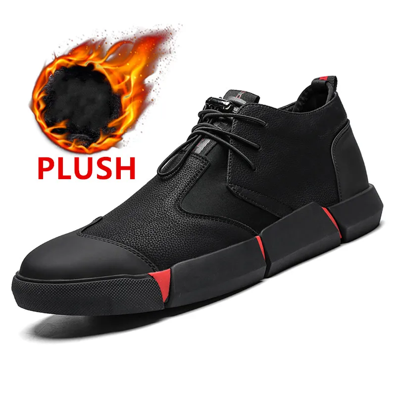 Новая брендовая осенне зимняя мужская кожаная Рабочая обувь высокого качества