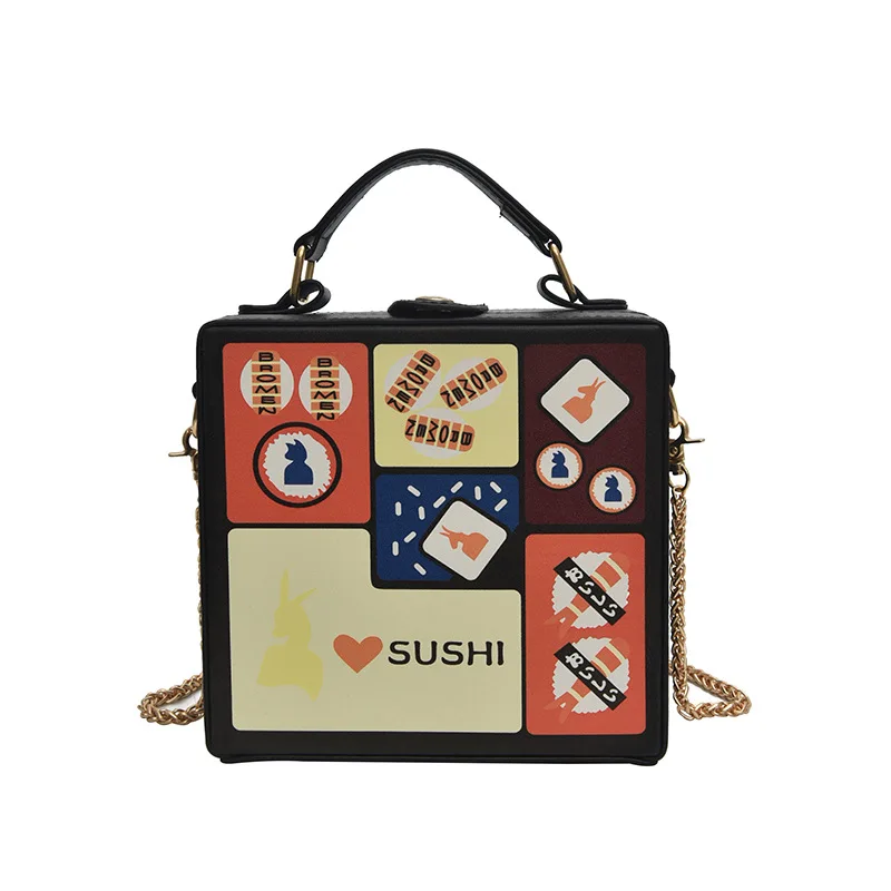 Женская сумка-тоут с мультяшным принтом модный дизайнерский саквояж на плечо