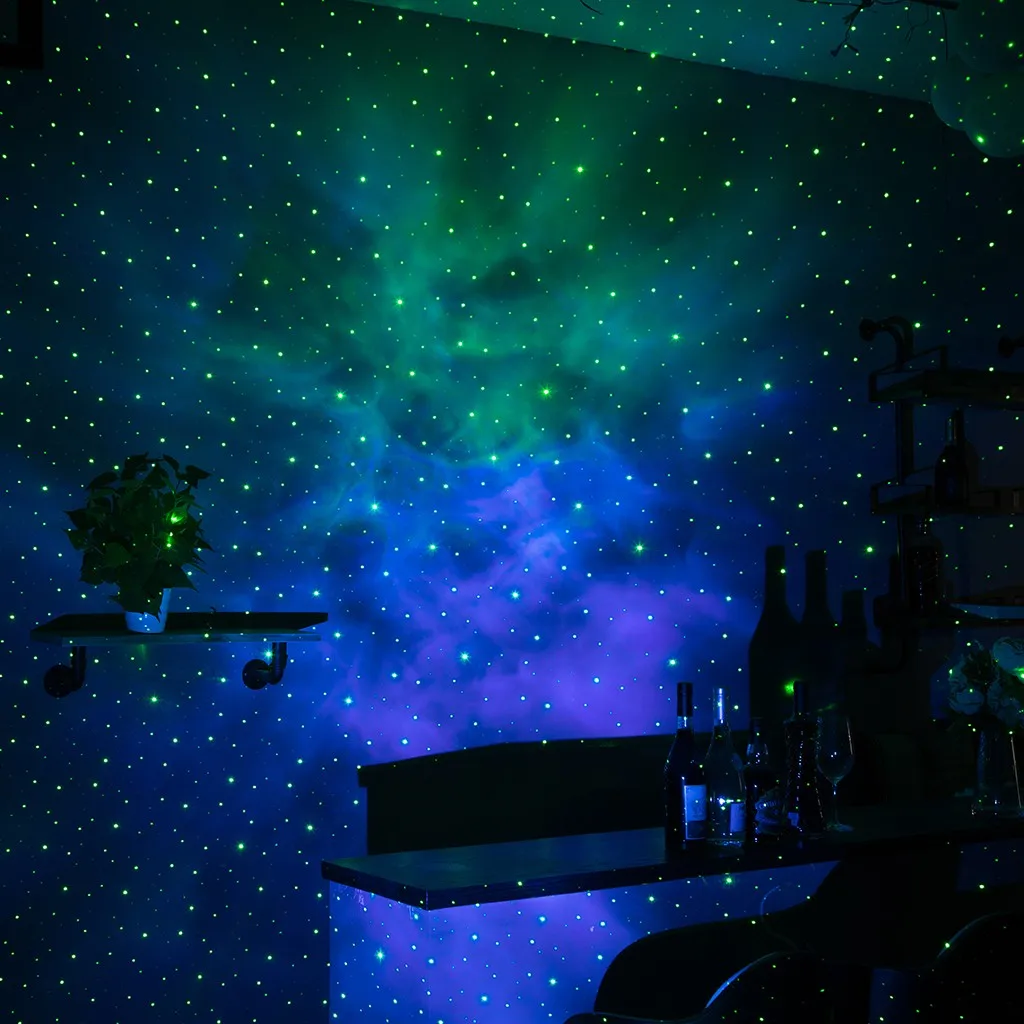 Star Projector 8 Modes Galaxy W/LED Nebula Cloud Light Voice Control Music Player Projection Lamp 20J2 |