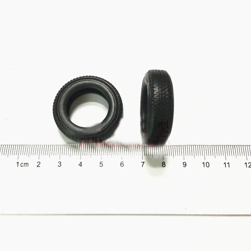 

20PCS Thickened Tire Anti-collision Column Wheel Thick 11mm Diameter 34mm Decoration for Simulation Navigation Ship Boat Model