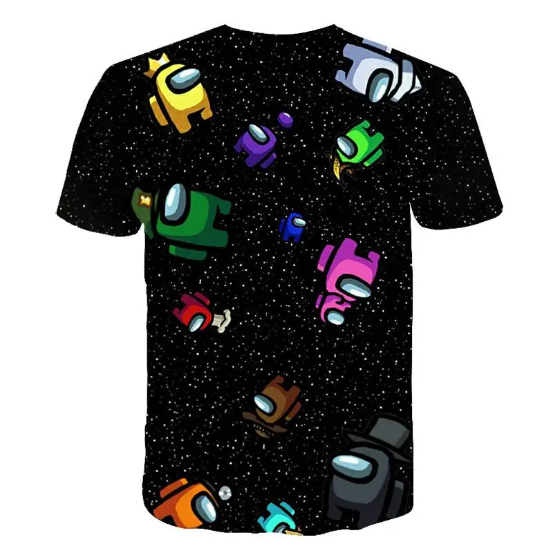 

New Game Among Us Boy T Shirt Girl T Shirt Kawaii Summer 3D Printed Children T Shirt Top Cartoon Graphic T Shirt Fun Harajuku Ch