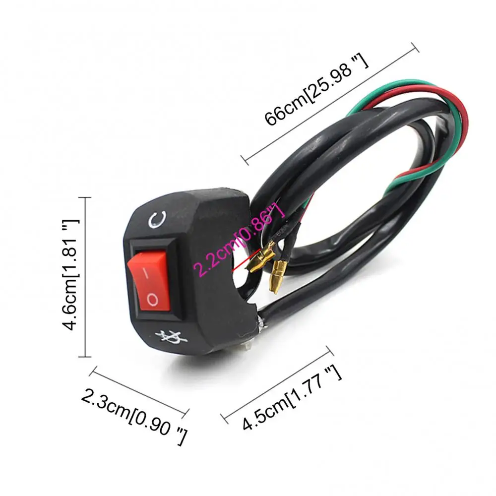 

35% Hot Sales!!! Universal Motorcycle Scooter ATV Handlebar Kill Switch On/Off Button Connector