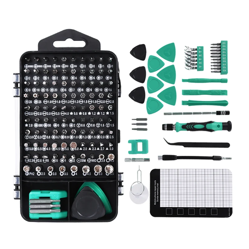 Прецизионная отвертка набор сверл 138 в 1 Мини винтовые гайки с шестигранной