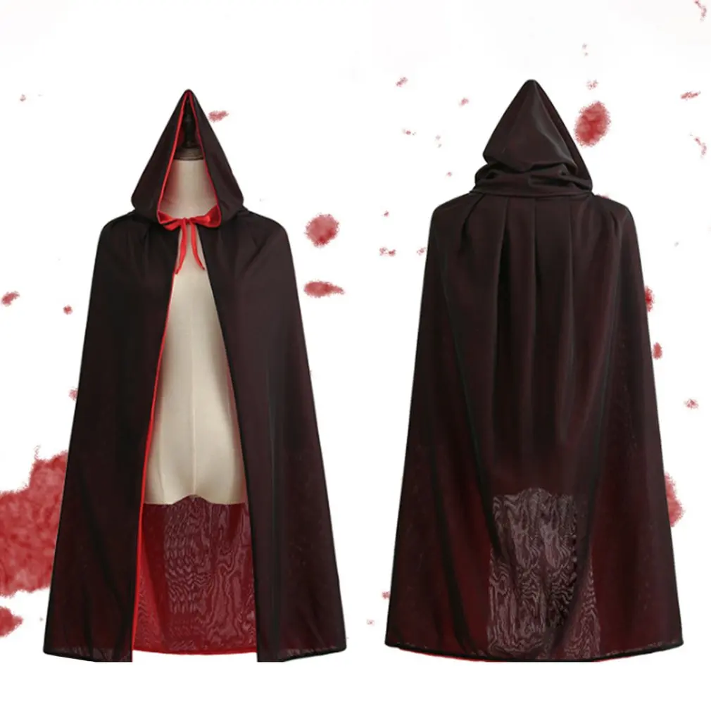Плащ-накидка на Хэллоуин с капюшоном для мужчин женщин девочек и мальчиков |