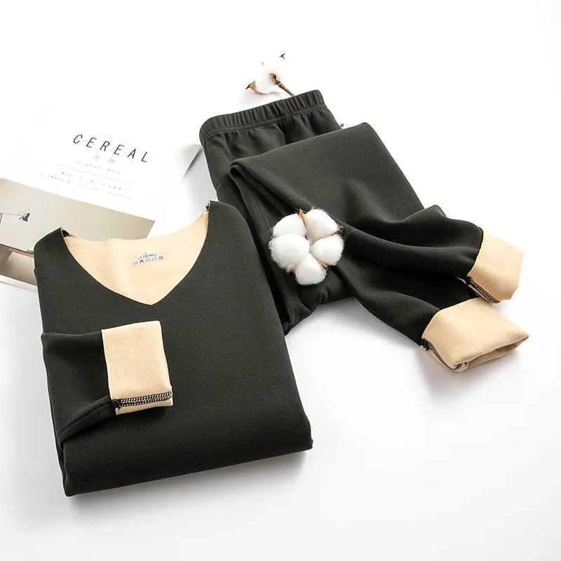 Couple suit Men Thermal Underwear Women Thermal Underwear Carbon Fiber Warm Fleece Long Johns Fashionable Men Thermal Winter