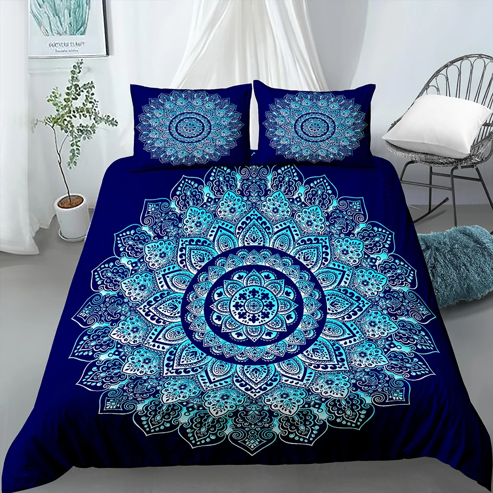 Комплект пододеяльника Datura с принтом роскошное покрывало в богемном стиле