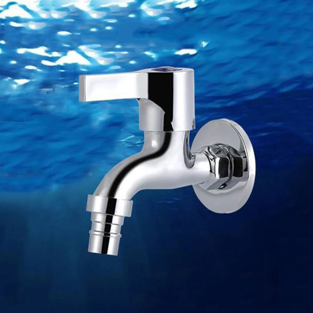 Хромированная стиральная машина смесители для раковины холодной воды