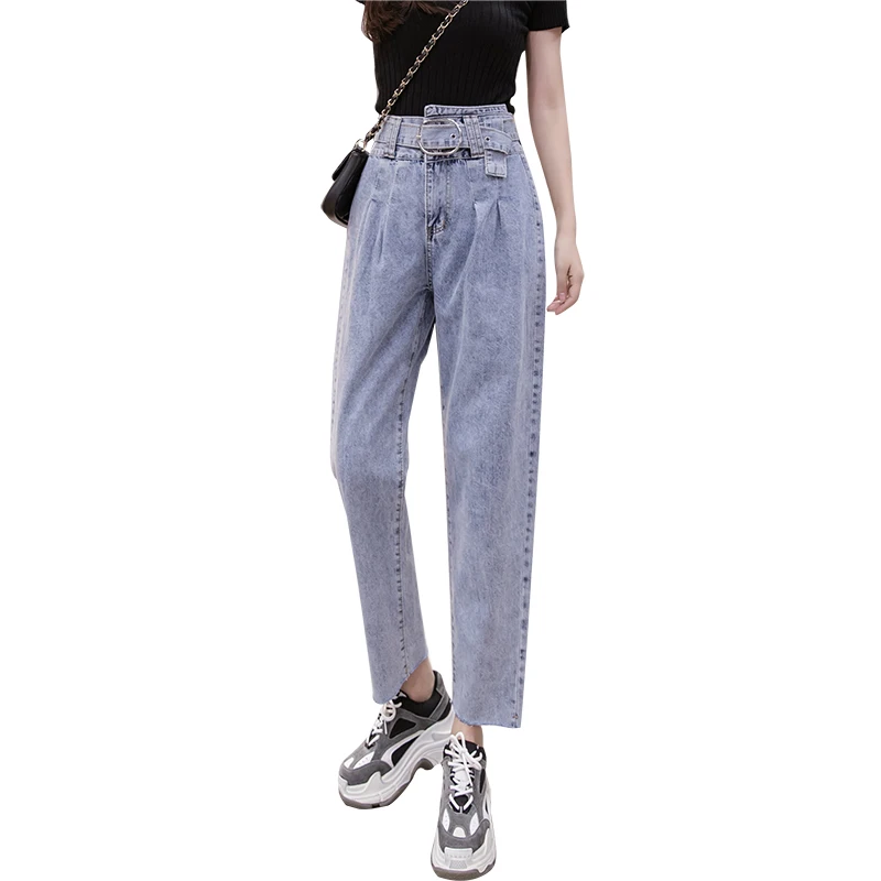 

fashion high waisted jeans women's straight loose high-waisted wide leg jeans for women 2021 summer hot sale