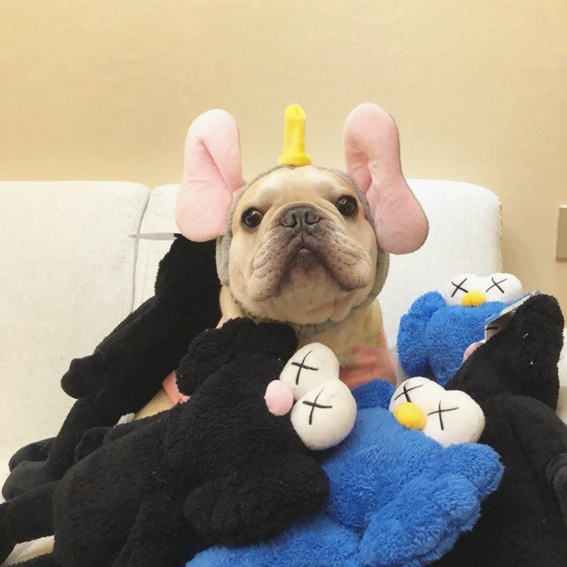 Pet Dog Big Ear Elephant Hat Transformation Cap French Bulldog Headgear Costume halloween Dogs Cosplay Party Dropshipping YFC01