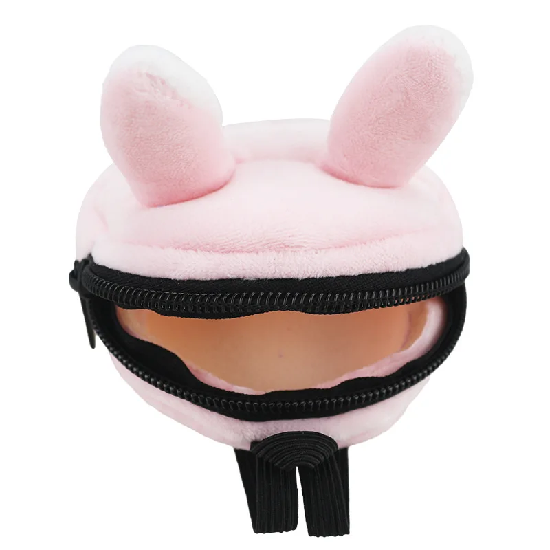 Женский милый рюкзак на молнии с мультяшной куклой подходит для новорожденных 43