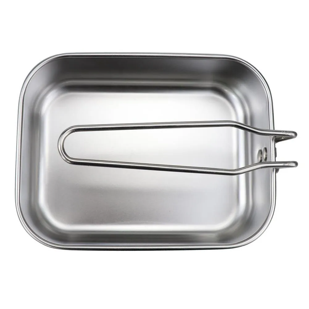 

Stainless Steel Bamboo Wood Lid Lunch Box Two Users Outdoor Portable Picnic Lunch Box Student Lunch Box Outdoor Lunch Box