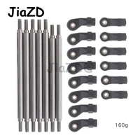 7pcs 110 durable stainless steel diy upgrade parts lightweight steering linkage m4 modification rc car fit for redcat gen8
